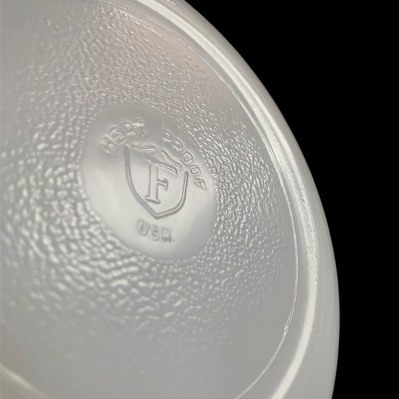 Rare Vintage Federal Glass 9” Blue Mushroom Bowl - Picture 10 of 10